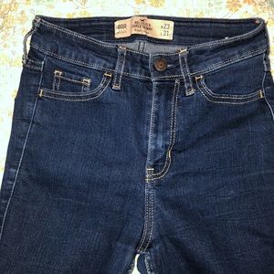 high waisted ripped jeans